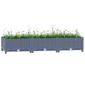 Arriate polipropileno 120x40x23 cm de vidaXL, Maceteros y jardineras - Ref: Foro24-310399, Precio: 55,10 €, Descuento: %