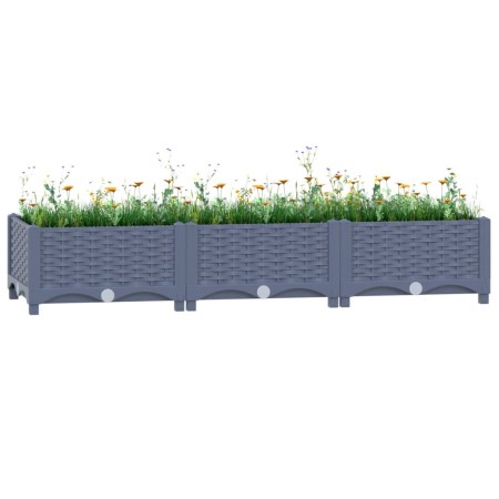 Arriate polipropileno 120x40x23 cm de vidaXL, Maceteros y jardineras - Ref: Foro24-310399, Precio: 45,64 €, Descuento: %