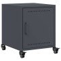 Mesitas de noche 2 unidades acero gris antracita 36x39x43,5 cm de , Mesitas de noche - Ref: Foro24-846619, Precio: 75,49 €, D...