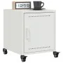 Mesitas de noche 2 unidades acero blanco 36x39x43,5 cm by , Nightstands - Ref: Foro24-846625, Price: 74,79 €, Discount: %