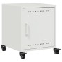 Mesitas de noche 2 unidades acero blanco 36x39x43,5 cm de , Mesitas de noche - Ref: Foro24-846625, Precio: 75,49 €, Descuento: %
