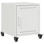 Mesitas de noche 2 unidades acero blanco 36x39x43,5 cm by , Nightstands - Ref: Foro24-846625, Price: 74,79 €, Discount: %