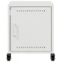 Mesitas de noche 2 unidades acero blanco 36x39x43,5 cm by , Nightstands - Ref: Foro24-846625, Price: 74,79 €, Discount: %
