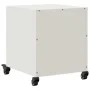 Mesitas de noche 2 unidades acero blanco 36x39x43,5 cm by , Nightstands - Ref: Foro24-846625, Price: 74,79 €, Discount: %