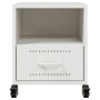 Mesitas de noche 2 unidades acero blanco 36x39x43,5 cm de , Mesitas de noche - Ref: Foro24-846715, Precio: 81,28 €, Descuento: %