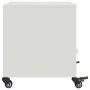 Nachttische, 2 Stück, weißer Stahl, 36x39x43,5 cm. von , Nachttische - Ref: Foro24-846715, Preis: 80,49 €, Rabatt: %
