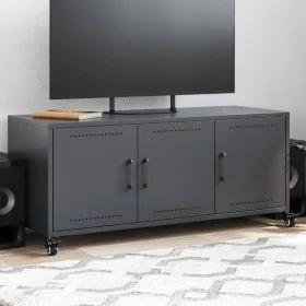 Mueble de TV acero gris antracita 100,5x39x43,5 cm de , Muebles TV - Ref: Foro24-846646, Precio: 101,35 €, Descuento: %