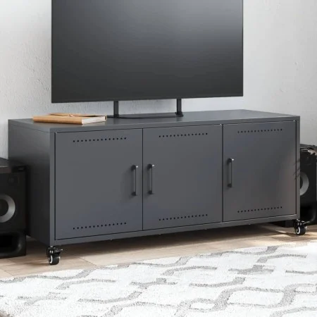 Mueble de TV acero gris antracita 100,5x39x43,5 cm de , Muebles TV - Ref: Foro24-846646, Precio: 101,35 €, Descuento: %