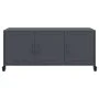 Mueble de TV acero gris antracita 100,5x39x43,5 cm de , Muebles TV - Ref: Foro24-846646, Precio: 101,35 €, Descuento: %