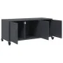 Mueble de TV acero gris antracita 100,5x39x43,5 cm de , Muebles TV - Ref: Foro24-846646, Precio: 101,35 €, Descuento: %