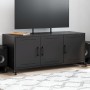 Mueble para TV acero negro 100,5x39x43,5 cm de , Muebles TV - Ref: Foro24-846644, Precio: 98,97 €, Descuento: %