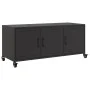 Mueble para TV acero negro 100,5x39x43,5 cm de , Muebles TV - Ref: Foro24-846644, Precio: 103,77 €, Descuento: %