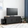 Mueble para TV acero negro 100,5x39x43,5 cm de , Muebles TV - Ref: Foro24-846644, Precio: 103,77 €, Descuento: %