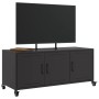 Mueble para TV acero negro 100,5x39x43,5 cm de , Muebles TV - Ref: Foro24-846644, Precio: 98,97 €, Descuento: %
