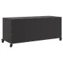 Mueble para TV acero negro 100,5x39x43,5 cm de , Muebles TV - Ref: Foro24-846644, Precio: 103,77 €, Descuento: %
