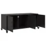 Mueble para TV acero negro 100,5x39x43,5 cm de , Muebles TV - Ref: Foro24-846644, Precio: 103,77 €, Descuento: %