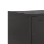 Mueble para TV acero negro 100,5x39x43,5 cm de , Muebles TV - Ref: Foro24-846644, Precio: 103,77 €, Descuento: %