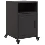 Mesitas de noche 2 unidades acero negra 36x39x59 cm de , Mesitas de noche - Ref: Foro24-846717, Precio: 78,64 €, Descuento: %