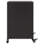 Mesitas de noche 2 unidades acero negra 36x39x59 cm de , Mesitas de noche - Ref: Foro24-846717, Precio: 79,39 €, Descuento: %