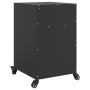 Mesitas de noche 2 unidades acero negra 36x39x59 cm de , Mesitas de noche - Ref: Foro24-846717, Precio: 79,39 €, Descuento: %