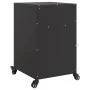 Mesitas de noche 2 unidades acero negra 36x39x59 cm de , Mesitas de noche - Ref: Foro24-846717, Precio: 78,64 €, Descuento: %