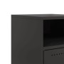 Mesitas de noche 2 unidades acero negra 36x39x59 cm de , Mesitas de noche - Ref: Foro24-846717, Precio: 79,39 €, Descuento: %