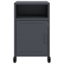 Mesita de noche acero gris antracita 36x39x59 cm de , Mesitas de noche - Ref: Foro24-846720, Precio: 47,50 €, Descuento: %