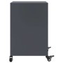 Mesita de noche acero gris antracita 36x39x59 cm de , Mesitas de noche - Ref: Foro24-846720, Precio: 47,50 €, Descuento: %