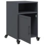 Mesita de noche acero gris antracita 36x39x59 cm de , Mesitas de noche - Ref: Foro24-846720, Precio: 47,50 €, Descuento: %