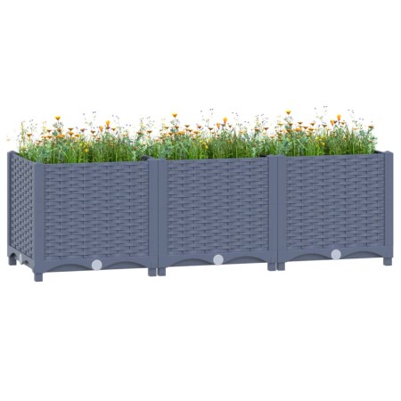 Arriate polipropileno 120x40x38 cm de vidaXL, Maceteros y jardineras - Ref: Foro24-310403, Precio: 56,16 €, Descuento: %