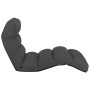 Tumbona de suelo plegable de cuero sintético gris antracita de vidaXL, Divanes - Ref: Foro24-325248, Precio: 166,81 €, Descue...