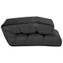 Tumbona de suelo plegable de cuero sintético gris antracita de vidaXL, Divanes - Ref: Foro24-325248, Precio: 166,81 €, Descue...