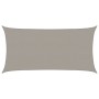 Toldo de vela rectangular HDPE gris claro 160 g/m² 2x3,5 m de , Sombrillas - Ref: Foro24-4001975, Precio: 30,93 €, Descuento: %
