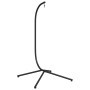 Soporte de silla colgante huevo acero negro de , Balancines de jardín - Ref: Foro24-4007413, Precio: 124,76 €, Descuento: %