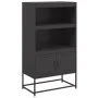 Aparador de acero negro 68,5x38,5x123,5 cm by , Sideboards - Ref: Foro24-846500, Price: 115,59 €, Discount: %