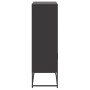 Aparador de acero negro 68,5x38,5x123,5 cm de , Aparadores - Ref: Foro24-846500, Precio: 117,10 €, Descuento: %