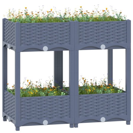 Arriate 80x40x71 cm polipropileno de vidaXL, Maceteros y jardineras - Ref: Foro24-310406, Precio: 68,06 €, Descuento: %