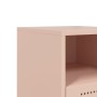 Mesita de noche de acero rosa 36x39x60,5 cm de , Mesitas de noche - Ref: Foro24-846556, Precio: 46,05 €, Descuento: %