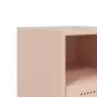Mesita de noche de acero rosa 36x39x60,5 cm de , Mesitas de noche - Ref: Foro24-846556, Precio: 46,06 €, Descuento: %