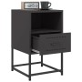 Mesita de noche acero negra 36x39x60,5 cm de , Mesitas de noche - Ref: Foro24-846554, Precio: 44,46 €, Descuento: %
