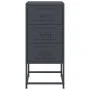 Mesita de noche acero gris antracita 36x39x78 cm de , Mesitas de noche - Ref: Foro24-846582, Precio: 88,54 €, Descuento: %