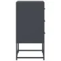 Mesita de noche acero gris antracita 36x39x78 cm de , Mesitas de noche - Ref: Foro24-846582, Precio: 88,54 €, Descuento: %