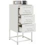 Mesitas de noche 2 unidades acero blanco 36x39x78 cm de , Mesitas de noche - Ref: Foro24-846589, Precio: 120,20 €, Descuento: %