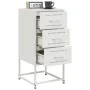 Mesitas de noche 2 unidades acero blanco 36x39x78 cm de , Mesitas de noche - Ref: Foro24-846589, Precio: 119,05 €, Descuento: %