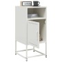 Mesitas de noche 2 unidades acero blanco 36x39x78 cm de , Mesitas de noche - Ref: Foro24-846577, Precio: 84,40 €, Descuento: %