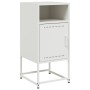 Mesitas de noche 2 unidades acero blanco 36x39x78 cm de , Mesitas de noche - Ref: Foro24-846577, Precio: 84,40 €, Descuento: %