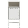 Mesitas de noche 2 unidades acero blanco 36x39x78 cm de , Mesitas de noche - Ref: Foro24-846577, Precio: 84,40 €, Descuento: %