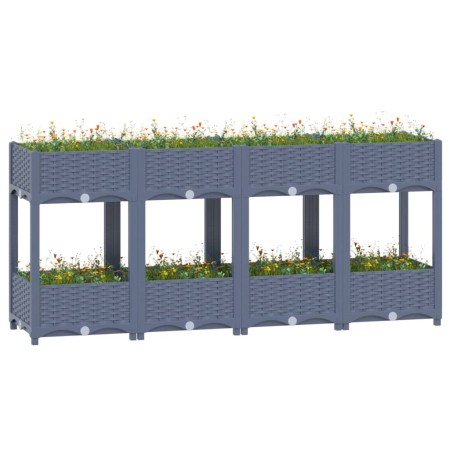 Arriate polipropileno 160x40x71 cm de vidaXL, Maceteros y jardineras - Ref: Foro24-310408, Precio: 125,37 €, Descuento: %