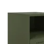 Mesitas de noche 2 unidades acero verde oliva 36x39x60,5 cm by , Nightstands - Ref: Foro24-846563, Price: 109,14 €, Discount: %