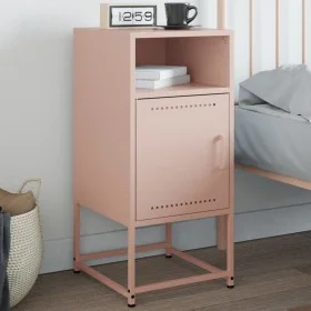 Nachttisch aus rosa Stahl 36x39x78 cm von , Nachttische - Ref: Foro24-846568, Preis: 65,63 €, Rabatt: %